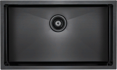 Детальное фото товара: Paulmark ALLER 74 UNI, мойка, нержавеющая сталь, вороненая сталь