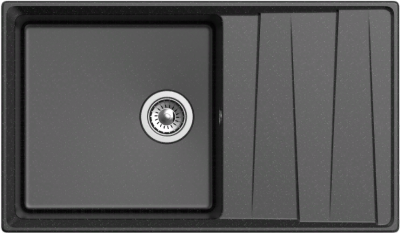 Детальное фото товара: GranFest LEVEL GF-LV-860L, мойка, мрамор, черный