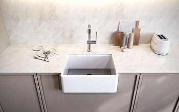 Фото товара: ALVEUS NEOCERAMIC, мойка, нержавеющая сталь, белый