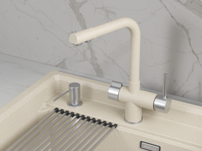 Детальное фото товара: GRANULA 5008 смеситель, гранит, пирит