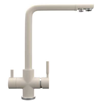 Детальное фото товара: Maunfeld MFQT-16LBG, смеситель, гранит, светло-бежевый