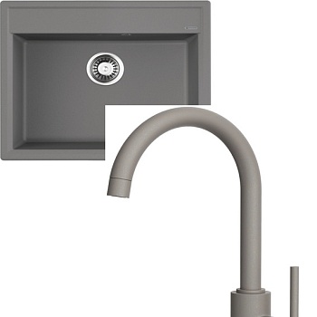 Фото товара: Omoikiri Daisen 60-GR + Shinagawa-P-GR leningrad grey