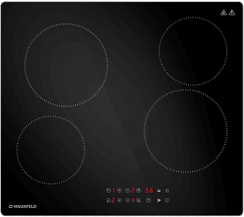 Фото товара: Maunfeld CVCE594STBK стеклокерамическая поверхность