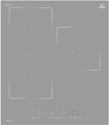 Детальное фото товара: Krona MYSTERIUM max ih 45 GR индукционная поверхность