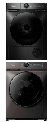 Детальное фото товара: Midea стирка MF200W90WBS/S-RU + сушка MD200D90WB/S-RU