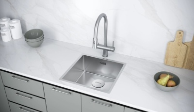 Детальное фото товара: KUCHENSTERN KRAFT 45, мойка, нержавеющая сталь