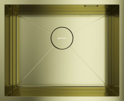 Детальное фото товара: Omoikiri Kasen 54-16 LG, мойка, нержавеющая сталь/светлое золото