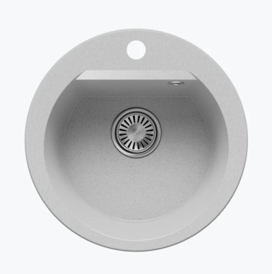 Polygran ATOL-520, мойка, мрамор, светло-серый 314 Polygran ATOL-520, мойка, мрамор, светло-серый 314