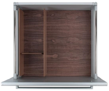 Фото товара: Tecnoinox вставка для столовых приборов Fineline 60, B50 для высокого ящика, темный орех