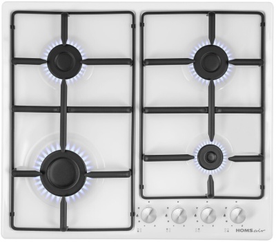 Детальное фото товара: HOMSair HGE643WH газовая поверхность