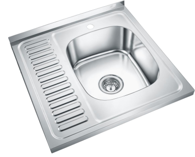 Детальное фото товара: Emar EM-T6060RQ, мойка, нержавеющая сталь