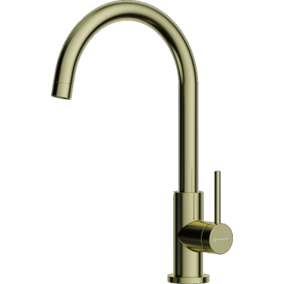 Фото товара: Omoikiri Shinagawa Slim LG, смеситель, светлое золото