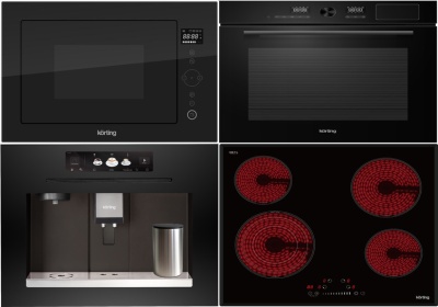 KORTING HK 63500 B + OKB 1650 GN STEAM + KMI 825 TGN + KCM 9830 BCG