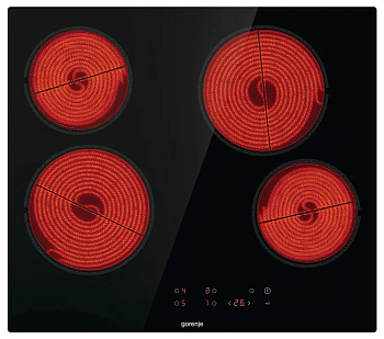 Фото товара: Gorenje ECT641BSCE стеклокерамическая поверхность