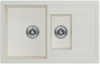 Фото товара: KUCHENSTERN FLUG 60-2, мойка, гранит, ваниль