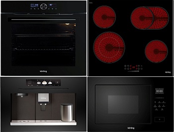 Фото товара: KORTING HK 62550 B + OKB 8731 CPGN + KMI 827 GN + KCM 9830 BCG