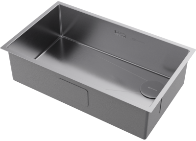 Детальное фото товара: Omoikiri Taki 74-U/IF-IN SIDE, мойка, нержавеющая сталь