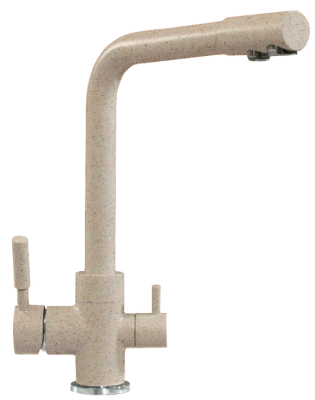 Polygran Высокий Дуо, смеситель, песочный 302