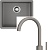 Фото товара: Omoikiri Kata 44-U-GR + Shinagawa-P-GR leningrad grey