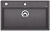Фото товара: Blanco Dalago 8, мойка, гранит, темная скала с клапаном-автоматом