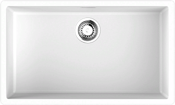 Фото товара: Omoikiri Yamakawa 75T-Integra-WH, мойка, гранит, белый