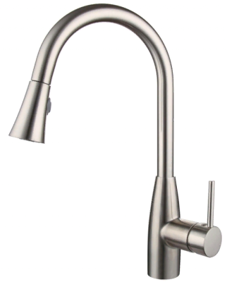 Детальное фото товара: Oulin OL-8016, смеситель, нержавеющая сталь сатин