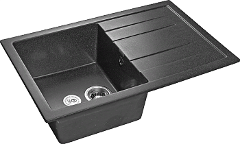 Фото товара: GranFest QUADRO GF-Q-780 L, мойка, мрамор, графит