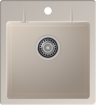 GranFest URBAN 245, мойка, гранит, белый