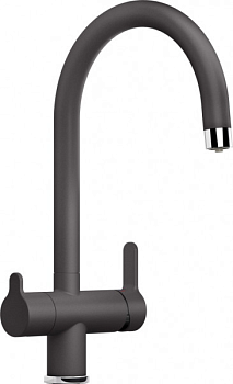 Фото товара: Blanco Trima, смеситель, гранит, темная скала