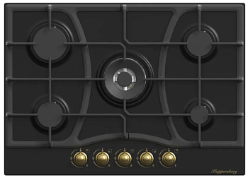 Фото товара: Kuppersberg FS 710 Ant Bronze газовая поверхность