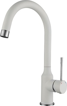 Фото товара: Rivelato GARDA 1923502 brina/cromo, смеситель, гранит, иней/хром