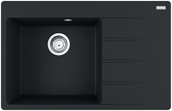 Фото товара: Franke CNG 611/211-78 TL, мойка, гранит, черный матовый, чаша слева