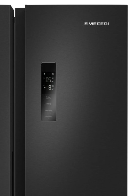 Детальное фото товара: MEFERI MFR83BLACK IX TOTAL NO FROST SIDE BY SIDE COMFORT