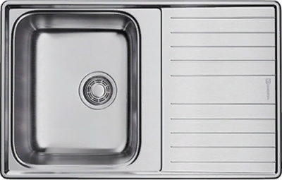 Детальное фото товара: Omoikiri Sagami 79-IN, мойка, оборачиваемая, нерж. сталь 