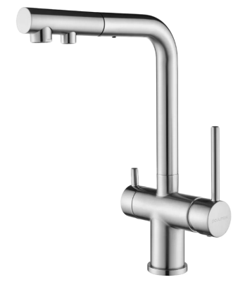 Paulmark SERPENTINE, смеситель, брашированная сталь Paulmark SERPENTINE, смеситель, брашированная сталь