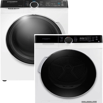 Фото товара: Maunfeld стирка MFWM1510WH06 + сушка MFDM1410WH07