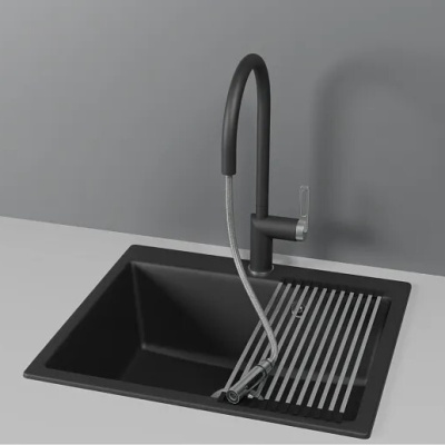 Детальное фото товара: GRANULA 8172 смеситель, гранит, шварц