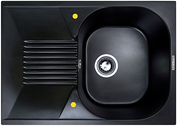Фото товара: Zigmund & Shtain KLASSISCH 695, мойка, черный базальт  