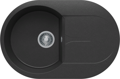 Детальное фото товара: Polygran ATOL-760, мойка, мрамор, черный 16
