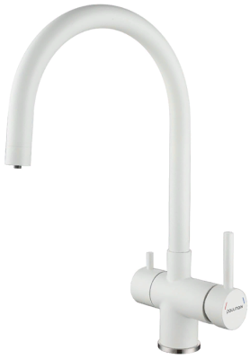 Детальное фото товара: Paulmark HELLER, смеситель, белый матовый