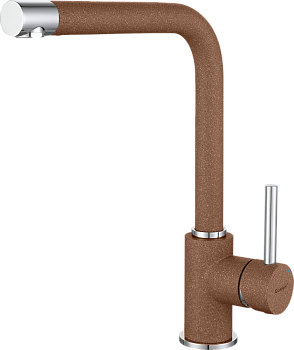 Фото товара: GranFest 3651, смеситель, мрамор, терракот