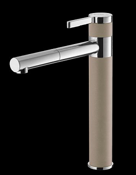 Фото товара: ALVEUS ZINA CHR - G02M, смеситель, гранит, бежевый