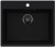 Maunfeld Perla 580 MFQS-580B, мойка, гранит, черный Детальное фото товара: Maunfeld Perla 580 MFQS-580B, мойка, гранит, черный