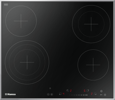 Детальное фото товара: Hansa BHCI96808 стеклокерамическая поверхность