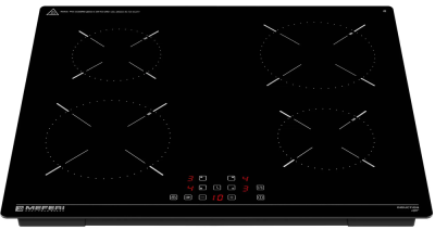 Детальное фото товара: MEFERI MIH604BK LIGHT индукционная поверхность