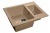 GranFest QUADRO GF-Q-610 K, мойка, мрамор, топаз Детальное фото товара: GranFest QUADRO GF-Q-610 K, мойка, мрамор, топаз