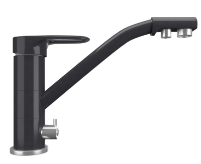 Maunfeld MFQT-10DGR, смеситель, гранит, темно-серый