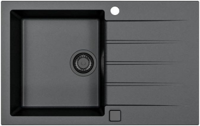 ALVEUS GRANITAL CADIT 20 CARBON - G91, мойка, гранит, черный (в комплекте с сифоном 1148149)