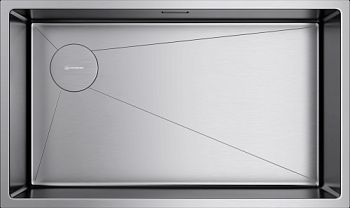 Фото товара: Omoikiri Taki 74-U/IF--L Side IN, мойка, нержавеющая сталь