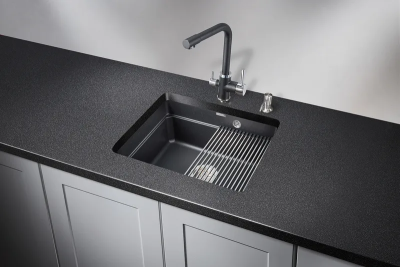 GRANULA 5501U мойка, гранит, шварц Детальное фото товара: GRANULA 5501U мойка, гранит, шварц